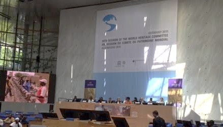 لجنة التراث العالمي بمدينة بون الألمانية تصادق على تسجيل موقعين ثقافي ين عربي ين على قائمة التراث العالمي وإدراج ثلاثة مواقع عربية على لائحة التراث العالمي المهدد بالخطر المنظمة العربية للتربية والثقافة والعلوم