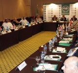 سفراء ومستشارو سفارات الدول العربية بجمهورية مصر العربية في ضيافة معهد البحوث والدراسات العربية بالقاهرة