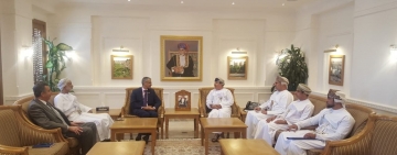 معالي الشيخ عبد الله بن ناصر البكري، يستقبل معالي الأستاذ الدكتور محمد ولد أعمر