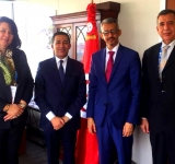 لقاء المدير العام للألكسو مع السفير المندوب الدائم للجمهورية التونسية لدى اليونسكو