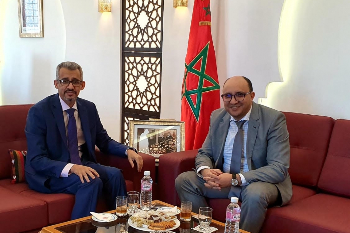 المدير العام يزور سفير المملكة المغربية