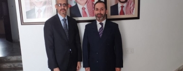 المدير العام يؤدي زيارة مجاملة إلى سفير المملكة الأردنية الهاشمية