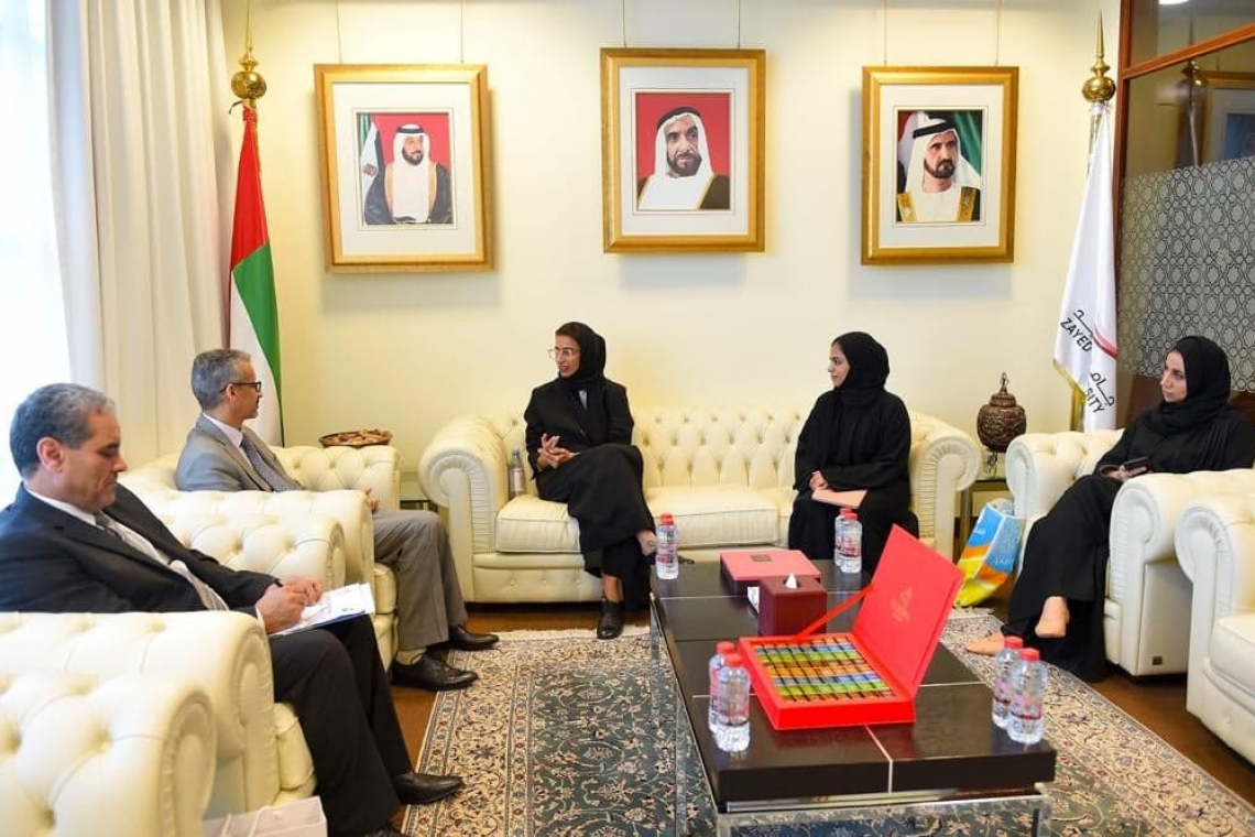  وزيرة الثقافة وتنمية المعرفة بدولة الإمارات العربية المتحدة  تستقبل معالي المدير العام للألكسو