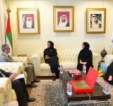  وزيرة الثقافة وتنمية المعرفة بدولة الإمارات العربية المتحدة  تستقبل معالي المدير العام للألكسو