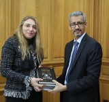 معالي المدير العام يؤدي زيارة مجاملة لمعالي وزيرة الشؤون الثقافية