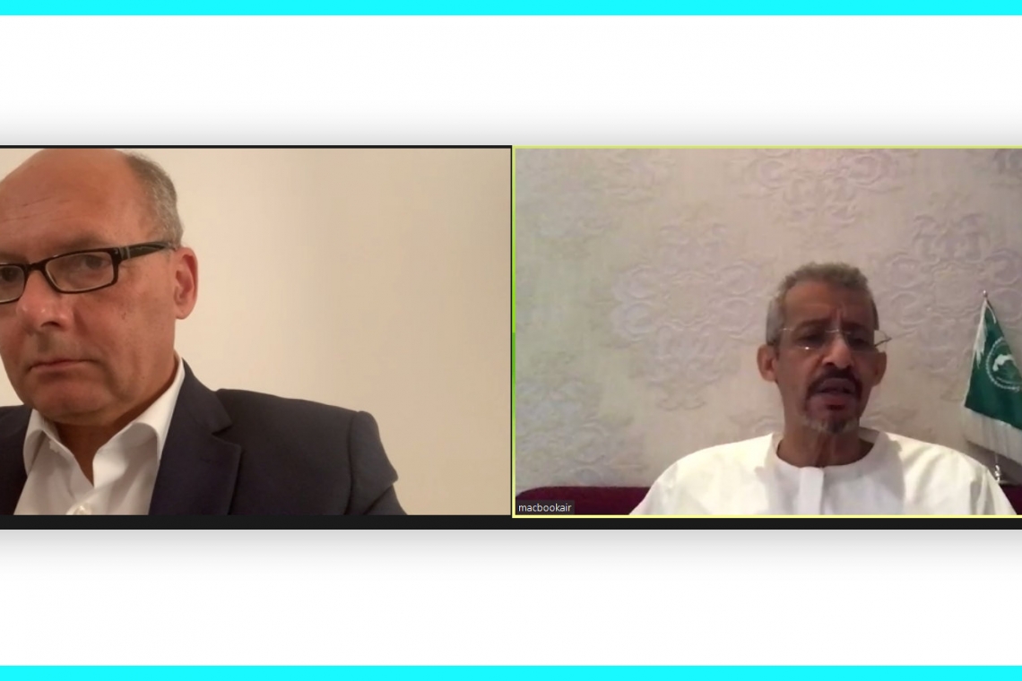 المدير العام يجري اجتماعا افتراضيا مع ممثل مؤسّسة كونراد أيديناور بتونس 