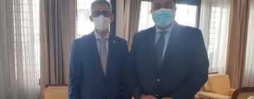 مدير عام الألكسو يؤدي زيارة مجاملة إلى سفير جمهورية مصر العربية  لدى الجمهورية التونسية