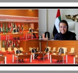 مدير عام الألكسو يعقد اجتماعا مع وزيرة الثقافة والشباب  بدولة الإمارات العربية المتحدة