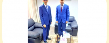 مدير عام الألكسو يؤدي زيارة مجاملة إلى سفير الجمهورية  الإسلامية الموريتانية لدى الجمهورية التونسية