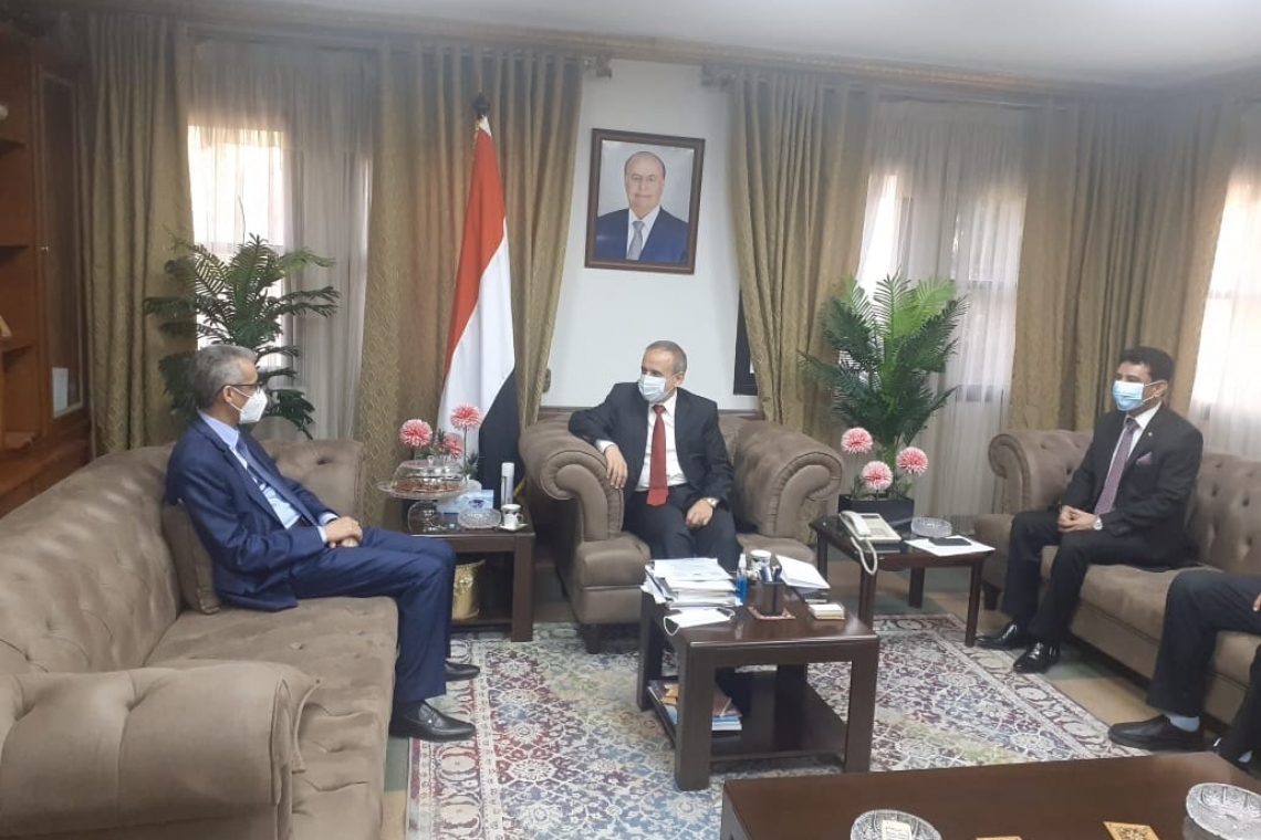 مدير عام  الألكسو يقابل وزير التعليم العالي والبحث العلمي بالجمهورية اليمنية