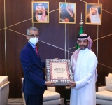 المدير العام للألكسو يلتقي بمناسبة إنعقاد الدورة 22 لمؤتمر الوزراء المسؤولين عن الشؤون الثقافية بالوطن العربي معالي نائب وزير الثقافة للمملكة العربية السعودية