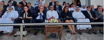 في إطار الاحتفال بإربد عاصمة الثقافة العربية المدير العام للألكسو يحضر حفل الكرنفال الشعبي والحفل الفني.