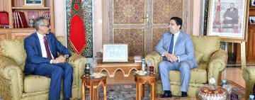 السيد بوريطة يتباحث مع المدير العام للمنظمة العربية للتربية والثقافة والعلوم (ألكسو)