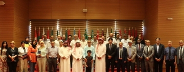 معالي المدير العام للألكسو يشرف على اختتام معرض الخط  في مقر الألكسو