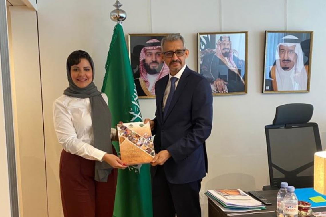 المدير العام للالكسو يلتقي بسمو الأميرة ،هيفاء آل مقرن، السفيرة المندوبة الدائمة  للمملكة العربية السعودية  لدى اليونسكـو