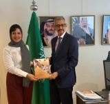المدير العام للالكسو يلتقي بسمو الأميرة ،هيفاء آل مقرن، السفيرة المندوبة الدائمة  للمملكة العربية السعودية  لدى اليونسكـو