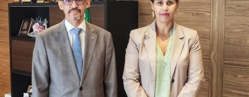 المدير العام للاكسو يستقبل مسؤولة مكتب المنظمة الدولية للفرنكوفونية بتونس