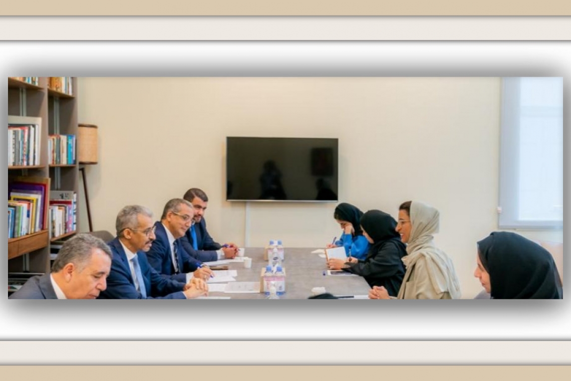 UAE Minister of Culture and Youth receives Director-General of ALECSO
