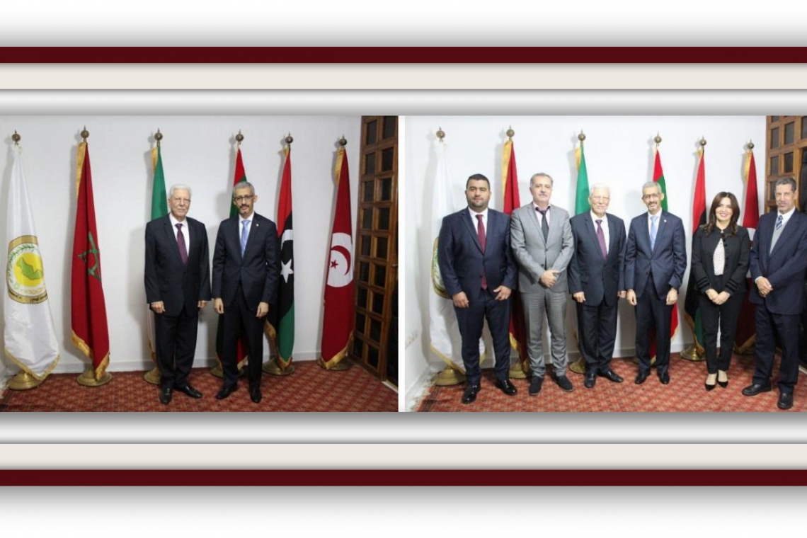 معالي المدير العام يؤدي زيارة للأمين العام لاتحاد المغرب العربي بالرباط