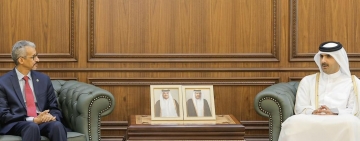 المدير العام للمنظمة العربية للتربية والثقافة والعلوم في ضيافة سعادة الشيخ عبد الرحمن بن حمد آل الثاني، وزير الثقافة بدولة قطر.