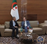 وزير التربية الوطنية بالجمهورية الجزائرية  الديمقراطية   الشعبية  يستقبل مدير عام الالكسو