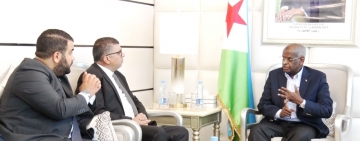 دولة رئيس الوزراء بجمهورية جيبوتي يستقبل وفد الأكسو