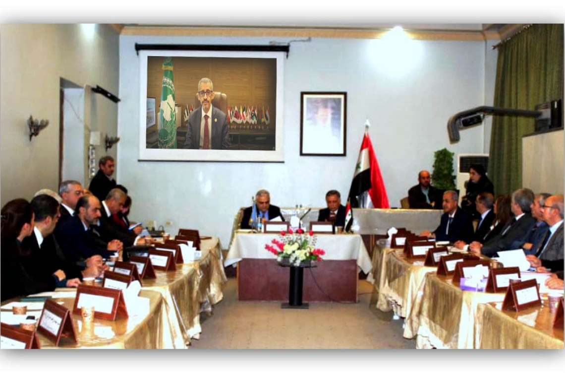 مدير عام الألكسو يشارك في اجتماع اللجنة الوطنية السورية للتربية والثقافة والعلوم