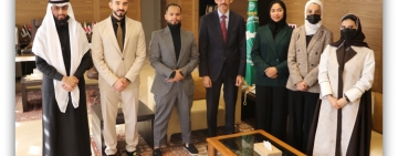مدير عام الألكسو يستقبل فريق المتدربين من مؤسسة مسك