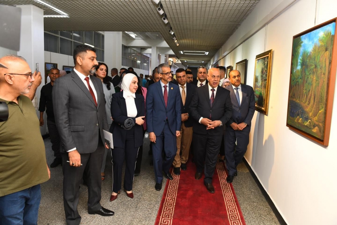المدير العام للالكسو يزور  المتحف الوطني العراقي