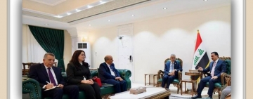 وزير التربية العراقي يستقبل  المدير    العام للألكسو بمكتبه