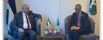 معالي المدير العام للألكسو يلتقي معالي وزير الثقافة الفلسطيني 