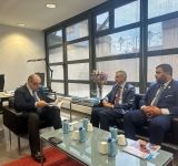 الرئيس التنفيذي للمعهد الأوروبي للبحر الأبيض المتوسط يستقبل المدير العام للألكسو