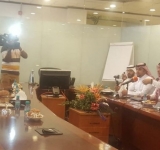 معالي الأستاذ الدكتور محمد ولد أعمر يزور قناة العين بالمملكة العربية السعودية