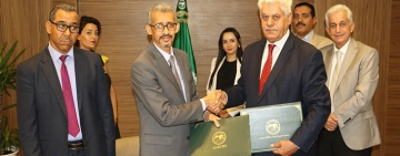 المدير العام يستقبل الأمين  العام للاتحاد العام للمؤرخين العرب