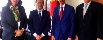 لقاء المدير العام للألكسو مع السفير المندوب الدائم للجمهورية التونسية لدى اليونسكو