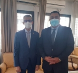  ALECSO Director-General pays courtesy visit to the Egyptian Ambassador to Tunisia