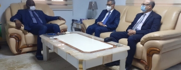 Mauritania’s Minister of Higher Education, Scientific Research and Information and Communication Technologies receives ALECSO Director-General