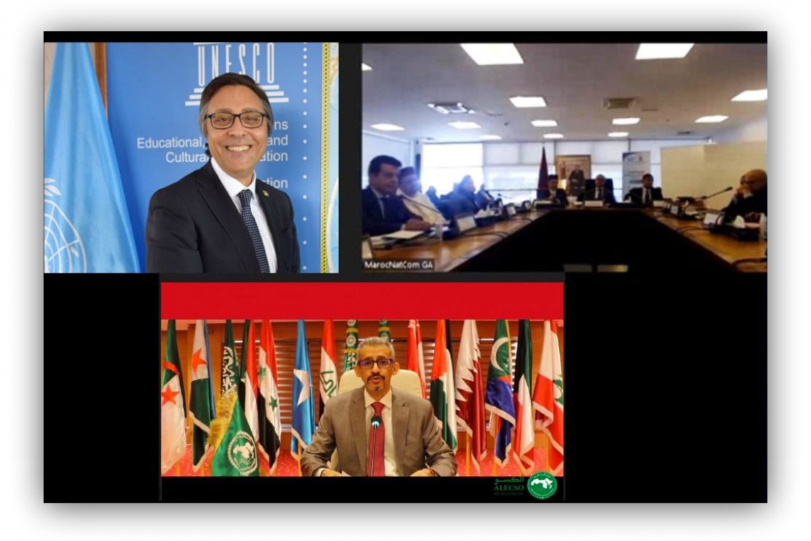 ALECSO Director-General participates in the meeting of the General Assembly of the Moroccan National Commission for Education, Culture and Science