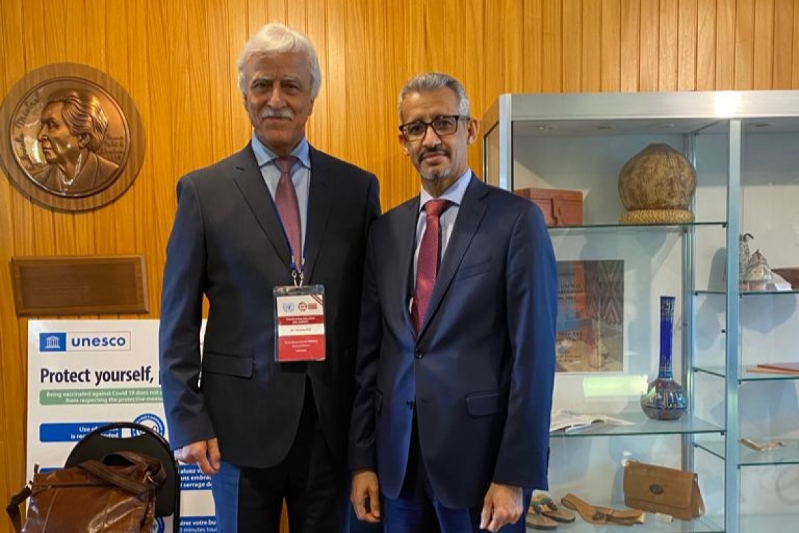ALECSO Director-General meets with Palestinian Minister of Education