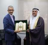 ALECSO Director-General meets with Arab Parliament Speaker 