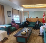  Secretary-General of the Omani National Commission   receives ALECSO Delegation