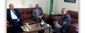 ALECSO Director-General meets Assistant Secretary-General for the Palestine Sector