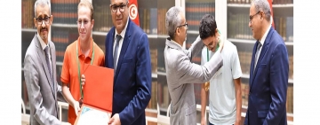 ALECSO Director-General attends honoring ceremony for   Tunisian “Arab Math Olympiad” winners