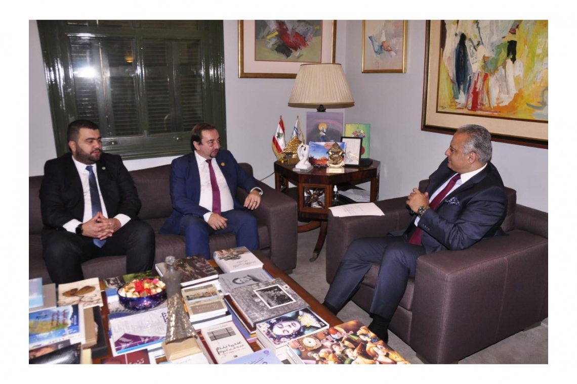  Lebanese Culture Minister receives delegation of ALECSO