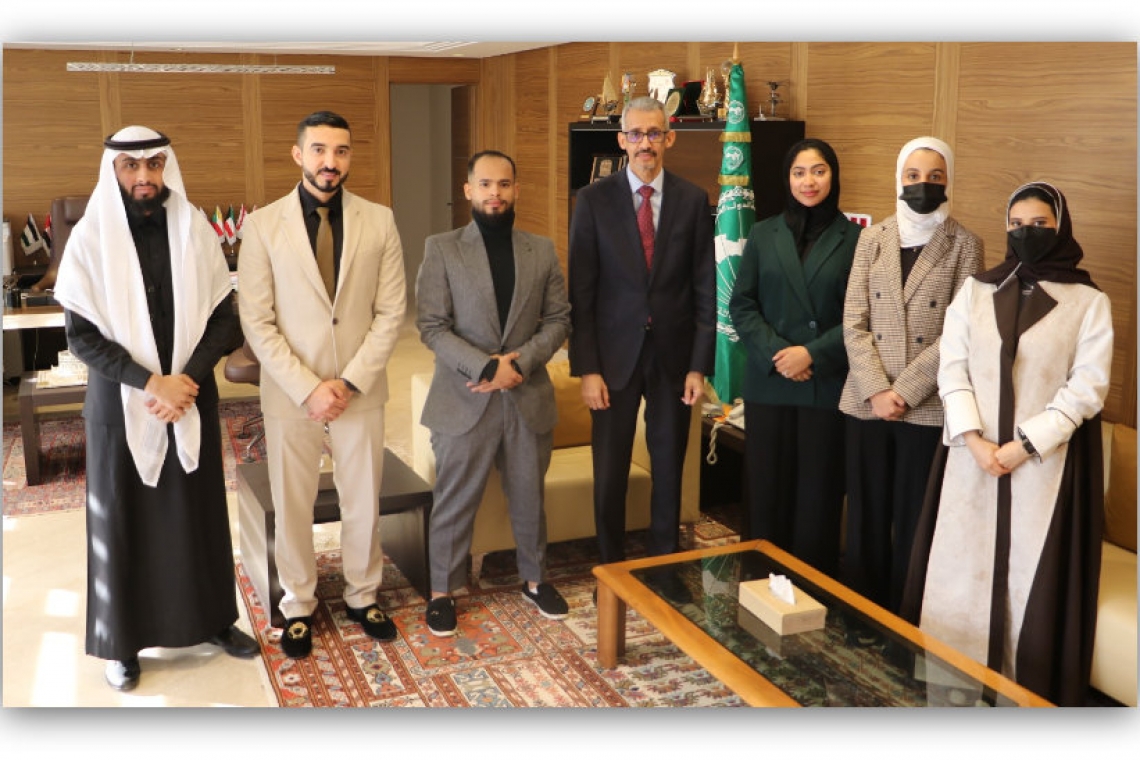 مدير عام الألكسو يستقبل فريق المتدربين من مؤسسة مسك (2)