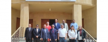 معالي المدير العام للالكسو يزور المقر  الجديد  لمعهد البحوث والدراسات العربية بالقاهرة