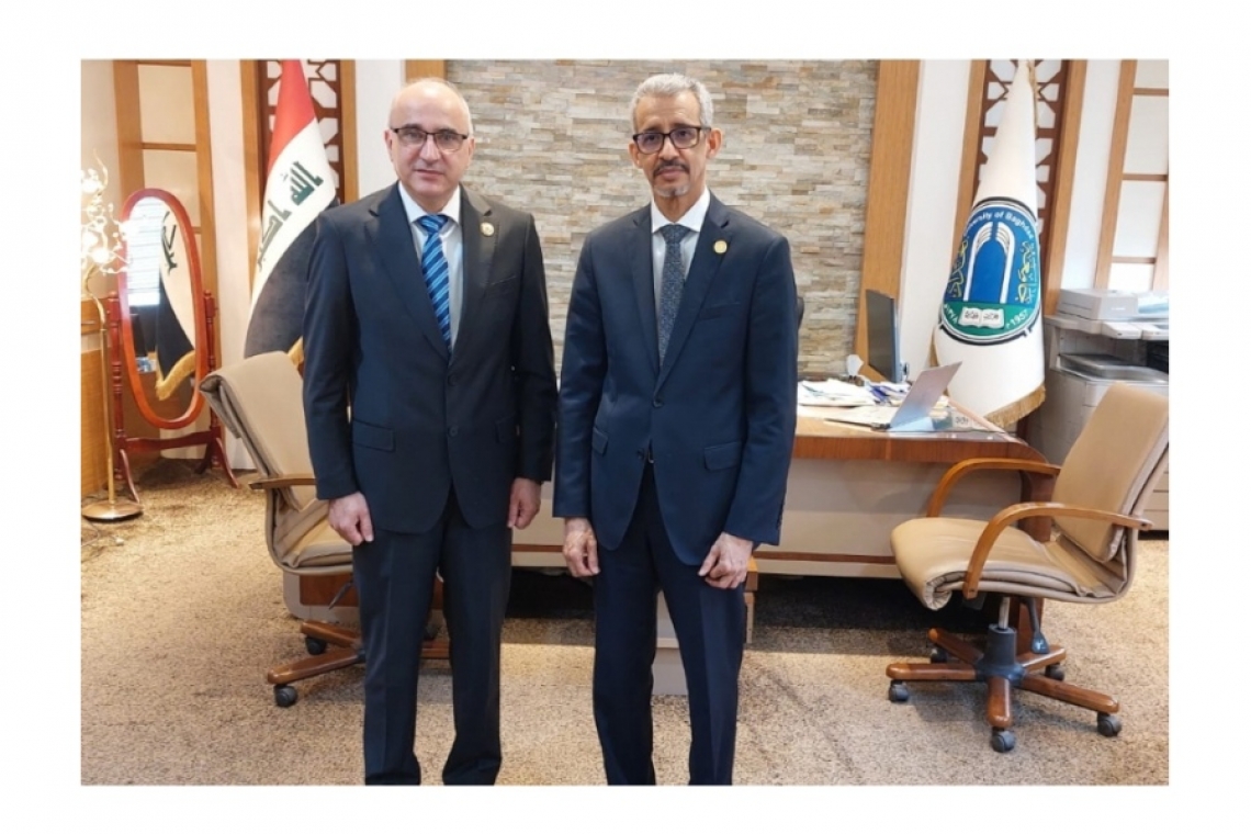 President of Baghdad University receives Director General of ALECSO