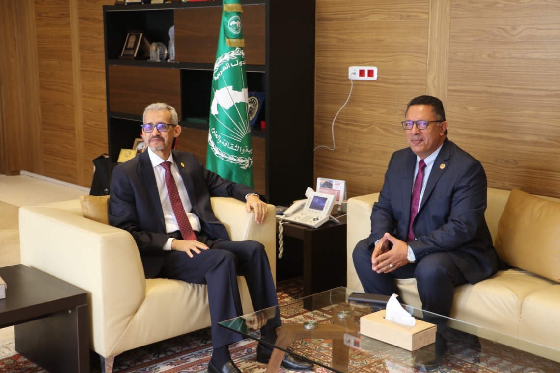 ALECSO Director-General receives Secretary-General of the   Federation of Arab Scientific Research Councils