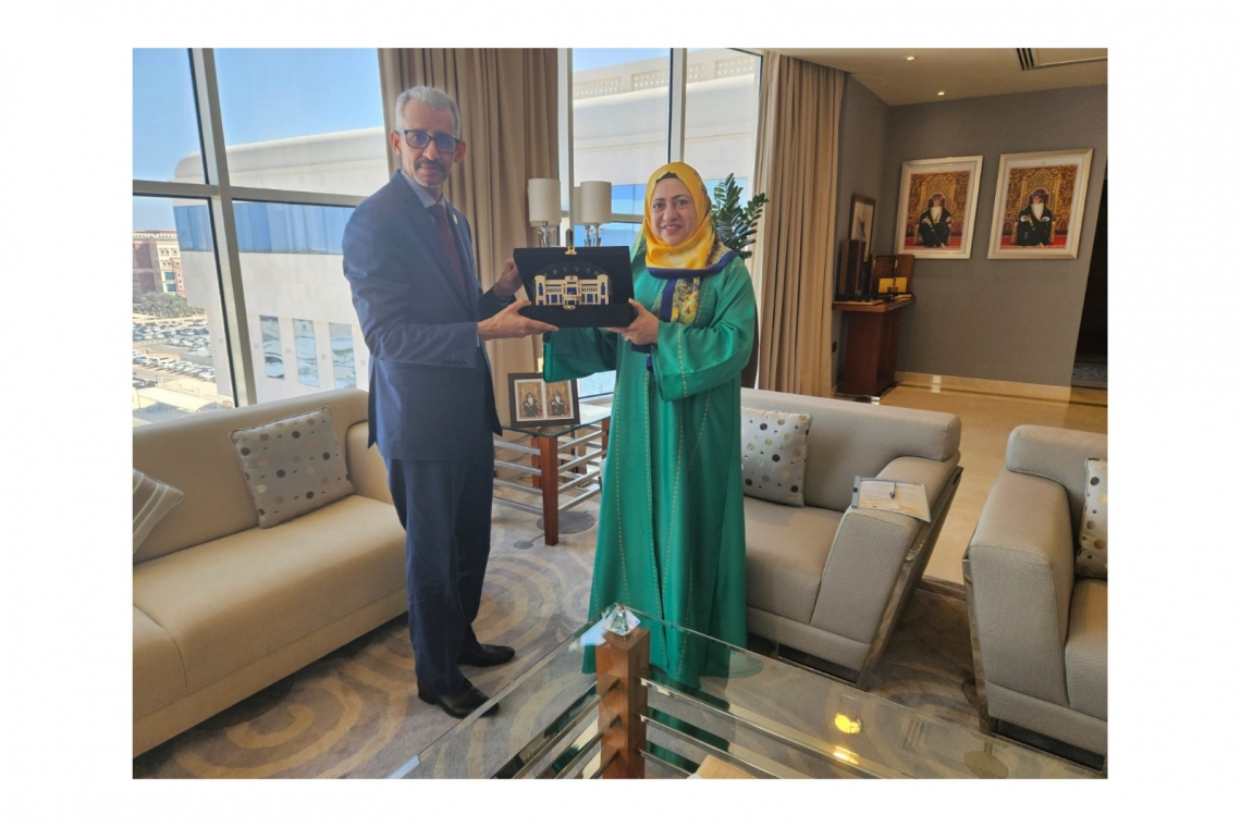ALECSO Director-General  meets with Omani Minister of   Higher Education, Scientific Research, and Innovation