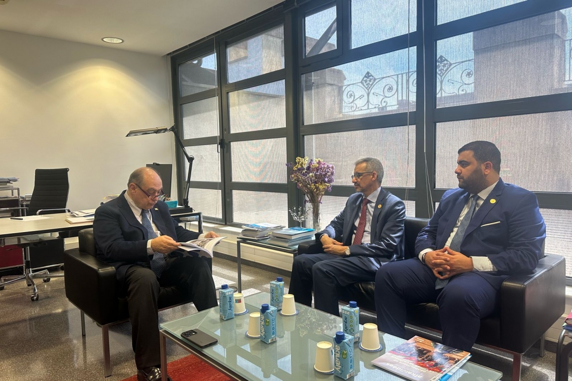 Executive President of IEMed receives Director-General of ALECSO